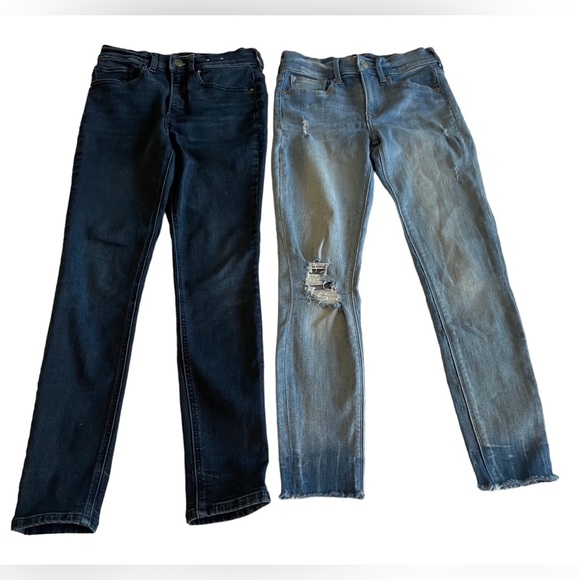 Set of 2 Express Women’s Stretch Jean Leggings -Both Size 00 - Picture 1 of 7